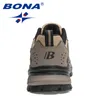 Buty swobodne projektanci Bona Running Men Sneaker Sport Man Light Anti-Skid Walking Jogging Footwear Mansculino