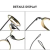 Montature per occhiali da sole MJIEDR 2024 Occhiali in titanio puro Telaio Uomo Donna Retro Occhiali rotondi Miopia Occhiali da vista Vintage Optical
