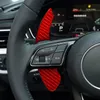 アウディA5/S5/A6L/S6/Q5/Q7/R8カースタイリング用のステアリングホイールカーボンシフトパドルブレード