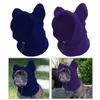 Dog Apparel Hood Warm Hat Winter Pet Soft Walking Thickened Ears Hoodie Cover For Cat Small Medium Large Dogs Hiking