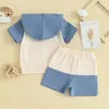 Ensembles de vêtements Baby Boy Summer Vêtements d'été à manches courtes Corme à capuche à sweat à swets de garçons Shorts garçons mignons set pour tout-petit