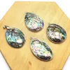 Ожерелья с подвесками неправильной формы, ракушка из морского ушка, очаровательные ювелирные аксессуары, ожерелье, серьги «сделай сам», натуральное изготовление, 50x30 мм