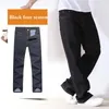 Mens Jeans Seauslim Black Baggy Men Fashion Straight Jean Pant Big Size 48 42 33 34 36 38 Casual Loose Style Q-Gzzl-02 Drop Delivery A Dhmlo