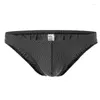 Cuecas 2024 moda homem sexy nylon u convexo briefs bulge pênis bolsa roupa interior masculino gay bikini desliza sem costura jockstraps calcinha