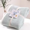 Filtar marknadsföring japansk gasväv handduk quilt sex lager av bomull luftkonditionering filt soffa kontorsbädd tunn sommar tupplur