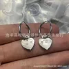 Sieraden BB Earring Internet Celebrity Niche Design gevoel Volledig diamant dubbele B letter oorbellen licht luxe modieus gevoel beroemde oorbellen rn53