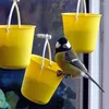 Andere Vogelversorgungsversorgungen Ferrris Rad Feeder Dekoratives Spielzeug mit 8 Fütterungsschalen rotierendes Geschenk für Liebhaber