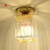 Ceiling Lights Led Crystal Lamp Pendant Corridor Aisle Light Luxury For Hall Bedroom Indoor Lamps