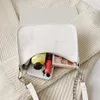 ショルダーバッグ2024 Insファッション女性ワニのパターンスモールソフトPUレザーアンダーアームボルサ女性太いチェーンバゲットバッグ
