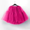 Jupes Femmes Maille Demi-Jupe Tulle Tutu Plissé Puffy Fluffy Pettiskirt Ballet Danse Carnaval Costumes De Fête