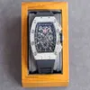 Luxury Mens Watch Richa M Fibre for Men Limited Edition Silicone Sprap Sports Sapphire Mirror Automatic Mechanical Watch Designer Wristproofr Wrist Wrists F6ad
