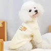 Koszulka z odzieżą dla psów zimowe ubrania piżamą pudle chihuahua Yorkshire Shih tzu Bichon Schnauzer Pomeranian Costume