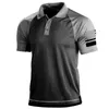 Polo da uomo T-shirt tattica militare Polo da uomo US Army Abbigliamento manica corta Tops T-shirt estive da esterno