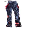 Herren Jeans 2024 Y2k Japanisch Koreanisch Modis Modische Quastenhose Kill MaPunk Style Hose Strap Splicing