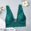 BRALETTE Underkläder Camisoles Tanks Lace Tank Top Women Deep V Back Cross Wire Underwear Lingerie Brassiere 251