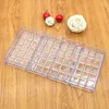 Baking Tools Polycarbonate Chocolate Mould DIY Pastry Candy Square Plaid Bar Cake Mold Kitchen Bakery Supplies