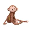 Omuz çantaları 2024 kadın maymun peluş bebek çanta kız sevimli çizgi film cep telefonu komik