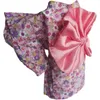 Pet clothes exquisite small floral Japanese kimono dog clothes bow skirt pet supplies spot wholesale