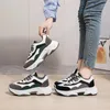 Casual Schuhe Koreanische Version Mesh Atmungs Dicken Boden Turnschuhe Frauen 2024 Mode Einfach Alle-spiel Herbst Und Winter