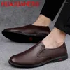 Casual Shoes Top Quality Luxury Designers Business Loafer Men Stylish Handmade Gentleman Mens Slip On Loafers British Style