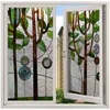 Window Stickers Stained Glass Frosted Surface Bedroom Bathroom Decor Film Privacy Lucky Tree Custom Size