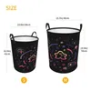 Laundry Bags Man Of The Stars Circular Hamper Storage Basket With Two Handles Living Rooms Toys