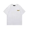 Drew list wydrukowany okrągły szyję z krótkim rękawem Trendowa T-shirt dla pary modna koszulka marki
