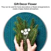 Dekorative Blumen, 5 Stück, künstliche Beeren, Blumen, Baumdekoration, grüne Dekorationen, Beerenzweig, Geschenk, Weihnachten, Schaumstoff, DIY, Obst