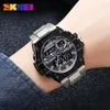 Horloges SKMEI Luxe Top Sport Digitale Quartz Horloge Mannen 5bar Waterdicht Countdown Chrono LED Elektronische Relogio Masculino