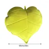 Pillow Leaf Shaped Throw 3D Fluffy Green Plant Case Soft Comfortable For Sofa Bed Room Decoration