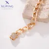 Pendant Necklaces Xuping Jewelry Arrival Fashion Stone 40cm Lock Gold Color Charm Necklace For Women Girls Exquisite Gift