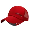 Czapki kulkowe czapkę słoneczną oddychającą Hip Hop List Outdoor dla mężczyzn w stylu Korean Women Snapback Mesh Hat Visors Baseball