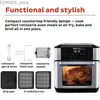 Luchtfriteuten Instant Pot 10qt Air Fryer 7-in-1-functie met behulp van EvenCRISP-technologie kan worden geroerd gefrituurd gebakken gedehydrateerd en opnieuw verwarmd Y240402