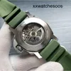 Relógio esportivo masculino Panerais Luminor Movimento automático Pam01055 Submersívelverdemilitare Aisi316l 5HF0