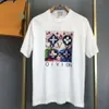 T-Shirt, T-Shirt, Hemden, Sommer, kurzärmeliges T-Shirt, italienische Designermarke LVSE, Sweatshirt für Herren und Damen, Hip-Hop-Kleidung, Luxus-Top aus 100 % Baumwolle