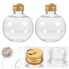 Vases 10 Pcs Christmas Spherical Bottle Coffee Flask Sealing Cold Bottles Juice Hanging Ball Plastic Portable The Pet Storage Child