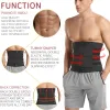 Belt Men Waist Trainer Fiess Slimming Belt Sauna Body Shaper Corset for Abdomen Weight Loss Trimmer Belt Sweat Workout Fat Burner