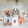 Vêtements pour chiens petite chemise pyjamas chat hivernaire de chiot de chiot