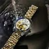 Orologi da polso orologi meccanici in fase lunare Fashi