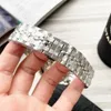 Diamond Watch Designer Watch Otomatik Mekanik Hareket Saatleri 41mm Aydınlık Takvim Saatleri Tarih Saat Su Geçirmez 316L Paslanmaz Çelik Şerit Montre De Luxe