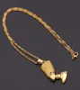 Pendant Necklaces Exotic Egyptian Queen Nefertiti For Women Men Jewelry Gold Color Whole Jewellery African GiftPendant1874745