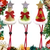 Hondenkleding 1 PC Puppy Decoraties Kerstboom Pet Verjaardagdecoratie Hoed Bow Accessories 2024