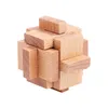 Wooden Soccer Locking Brick Toy Kongmingsuo Lu Ban Football Lock