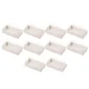 Dinware 10 PCS Cake Box Party Favor Baking Holder Clear Containers Cases Poplar Wood Sandwich Cupcake Stand