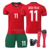 Conjuntos de Futebol Fatos de Treino Copa Portugal Jersey 7 2024 Home Kit de Treinamento Adulto
