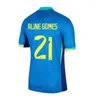 XXXL 4XL 2024 BRAZILS RICHARLISONサッカージャージG.JESUS 24 25 VINI JR RAPHINHA MARKEINHOS L.PAQUETAファンバージョンBrasil Jersey Kids Kitsフットボールシャツ