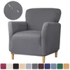 Cadeira cobre elastano clube capa elástica única banheira sofá estiramento ajustável poltrona slipcovers para casa bar contador relaxar cadeiras