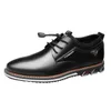 Casual Shoes 2024 British Single Leather Formal Men Cowhide Comfortable Low-top