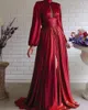 Casual Dresses Spring And Summer Trendy Neck Hanging Sexy Long Sleeved Solid Color Dress For Women