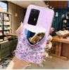 Cell Phone Cases Heart Mirror Sequins Glitter Case For Huawei P50 P40 P30 P20 Pro P10 Lite Silver Foil Transparent Soft Silicone Cover 2442